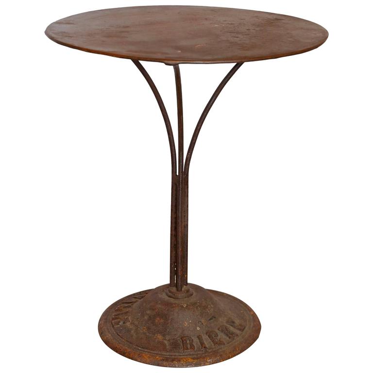 French Bistro Table For Sale at 1stdibs