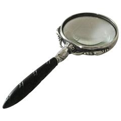 Georg Jensen Sterling Silver Magnifying Glass with Handle #74