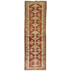 Turkish Anatolian Runner in Crimson Red