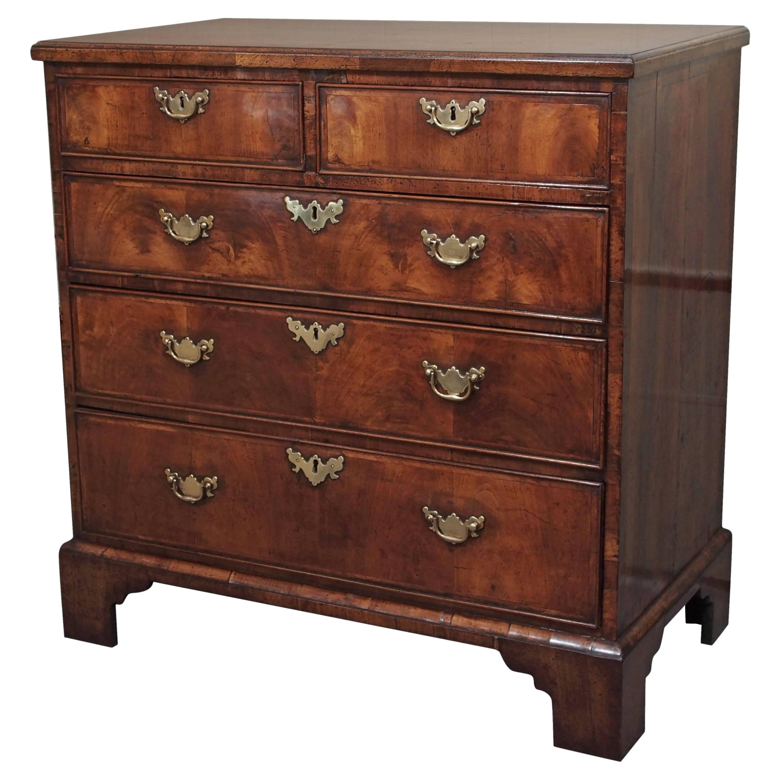Early 18th Century Walnut Chest of Drawers