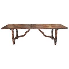 Antique 18th Century Walnut Refectory Table