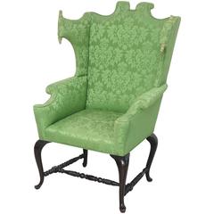 Antique Whimsical Queen Anne Style Chair