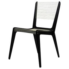 Early Cord Chair by Jacques Guillon Designed in 1953 