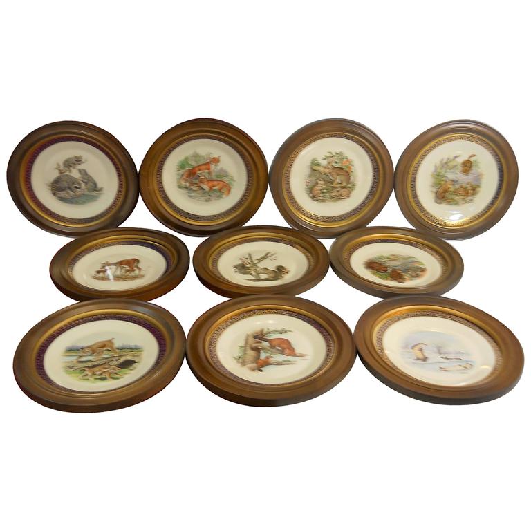 Lenox China Woodland Wildlife Series Complete Ten Plate Series For Sale at  1stDibs | टेंप्लेट, lenox woodland wildlife plates, lenox woodland wildlife