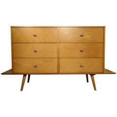 Retro Midcentury Paul McCobb Dresser and Matching Table Base