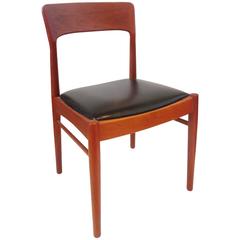 1950s Danish Modern Teak Side Chair 