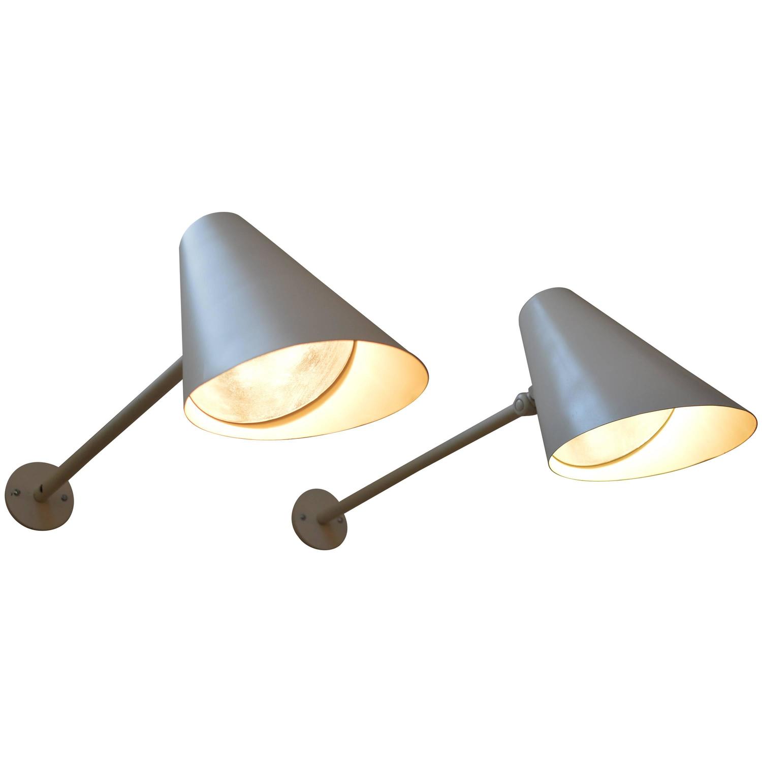 Large Reflector Wall Lamps By Louis Poulsen At 1stdibs