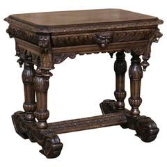 Antique 19th Century French Renaissance Petite Writing Table