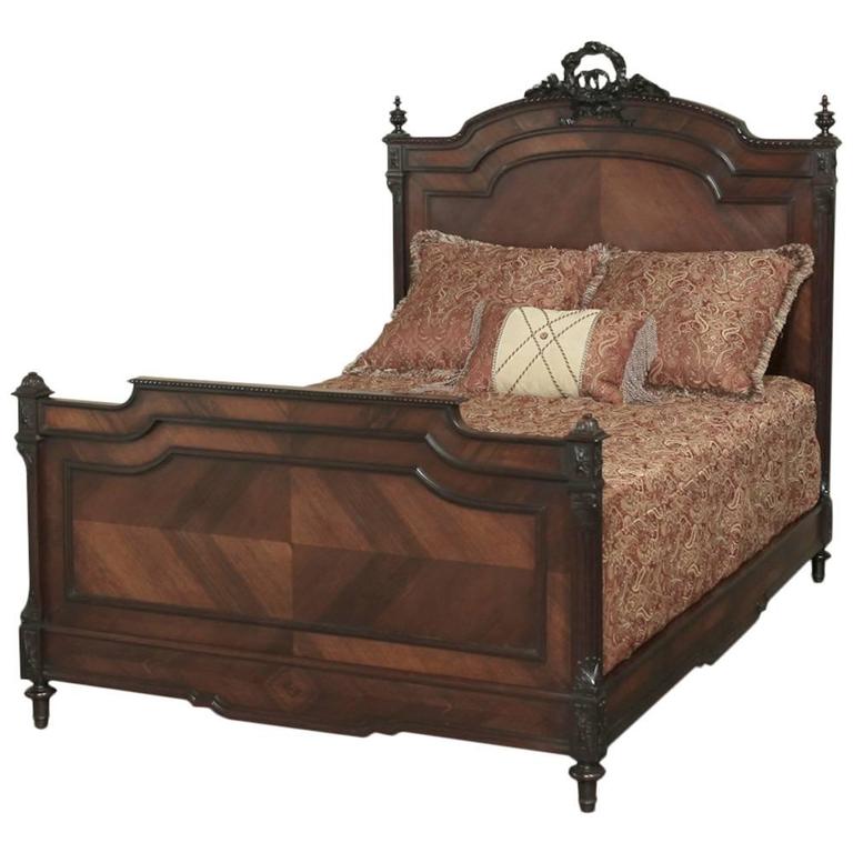 19th Century Neoclassical Rosewood Full Size Bed at 1stDibs 19th