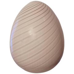 Postmodern Vetri Murano Egg Lamp