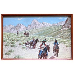 John Hauser "Mountain Desert Trail" Dated, 1896