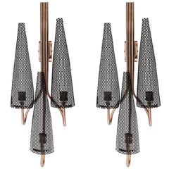 Pair of 1950s Sconces Attributed to Jacques Biny 8