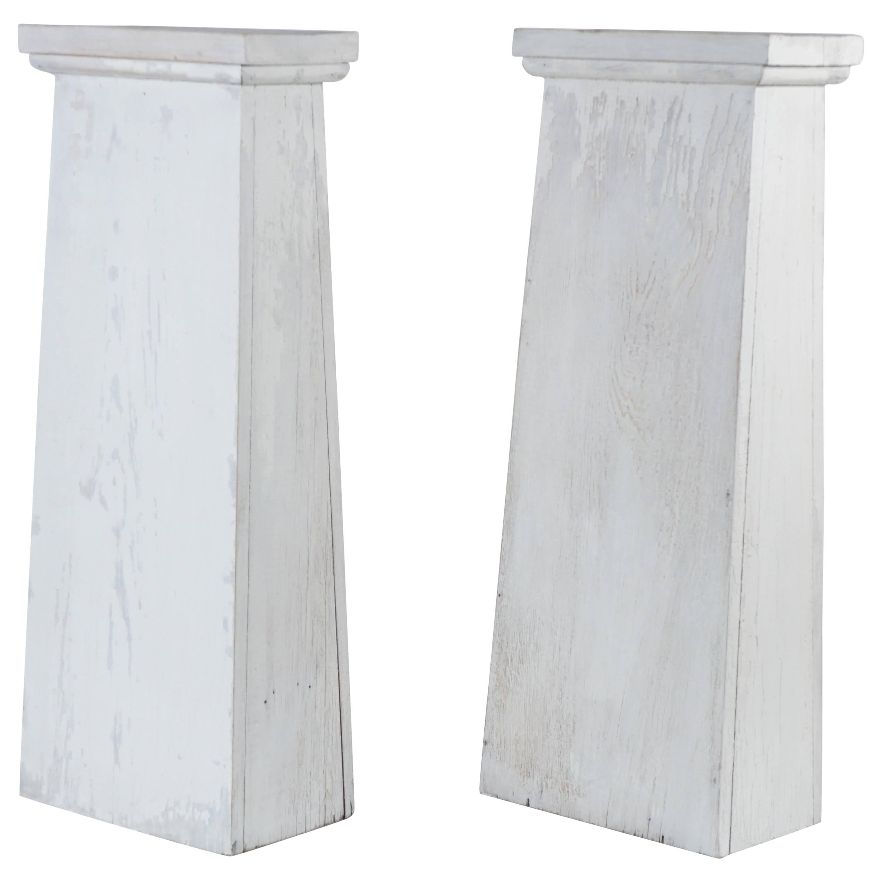 Pair of 19th Century Plinths For Sale