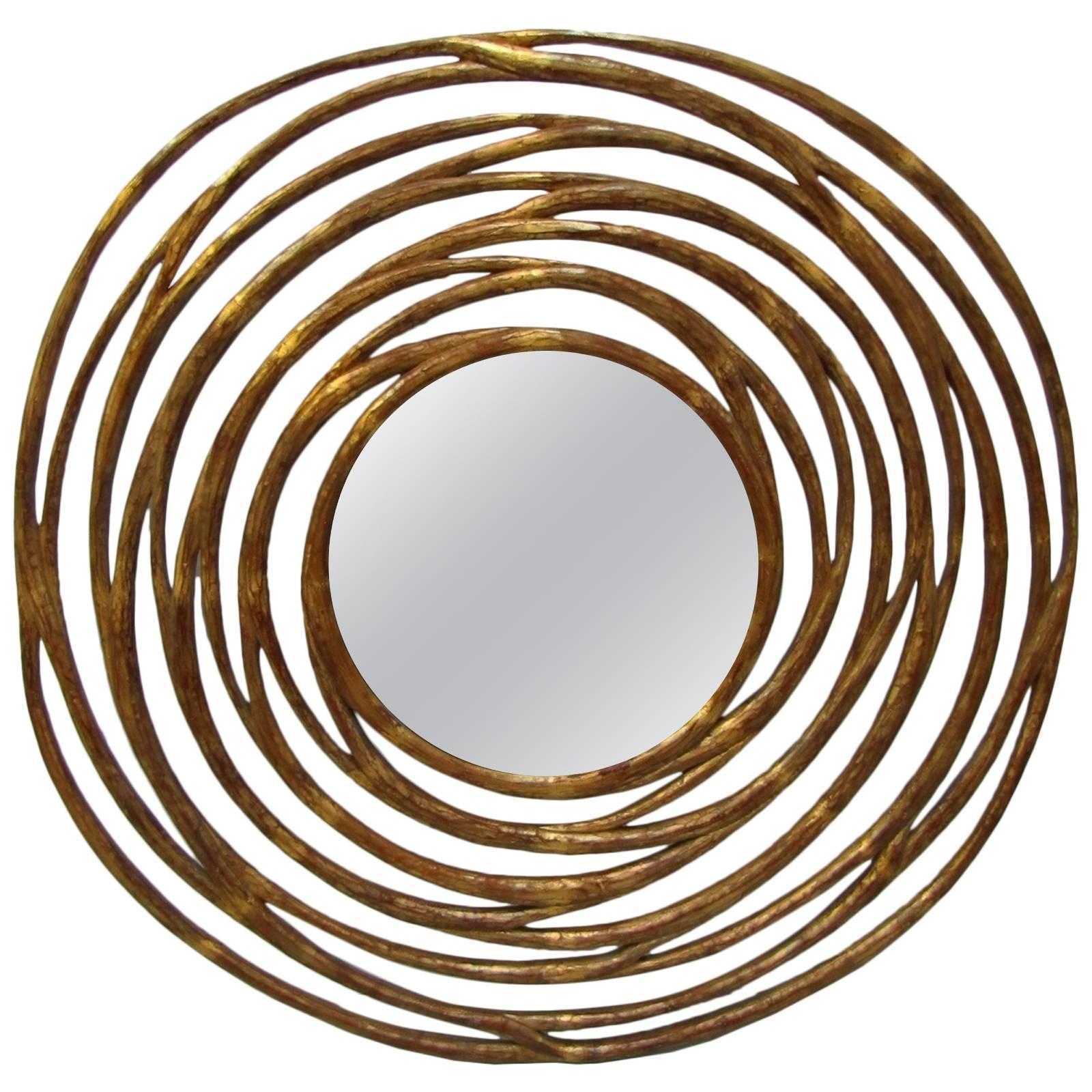 Large "Tourbillon" Contemporary Mirror at 1stDibs large contemporary