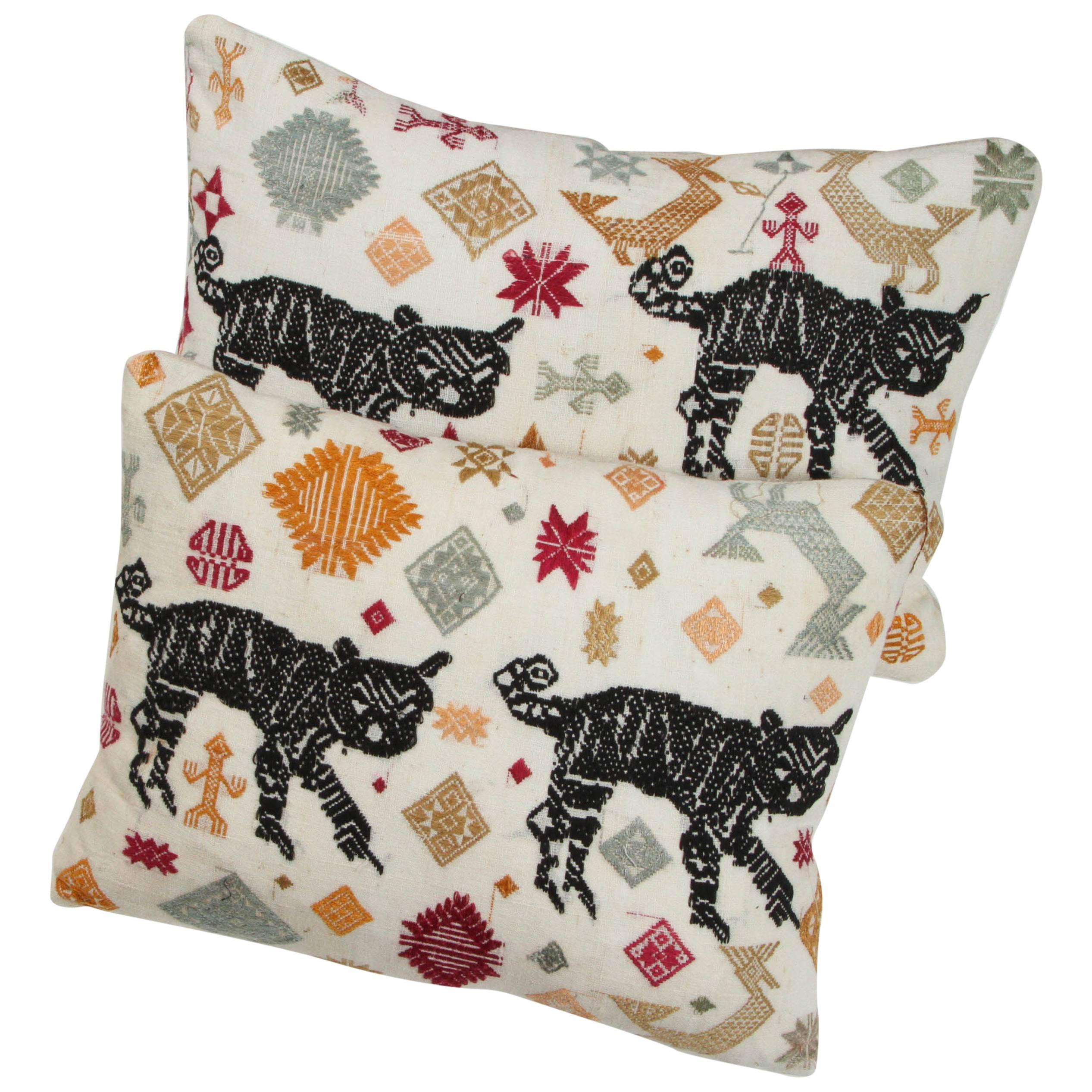 Vietnamese Hmong Hill Tribe Pillow