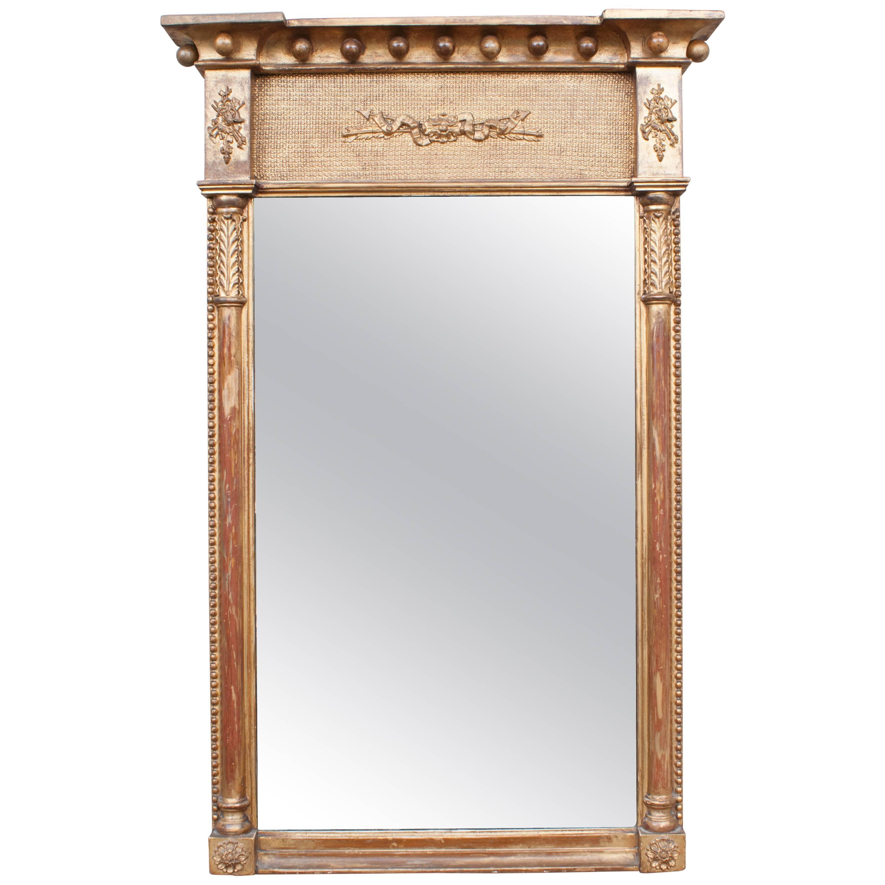 Regency Tabernacle Mirror, circa 1805, England For Sale