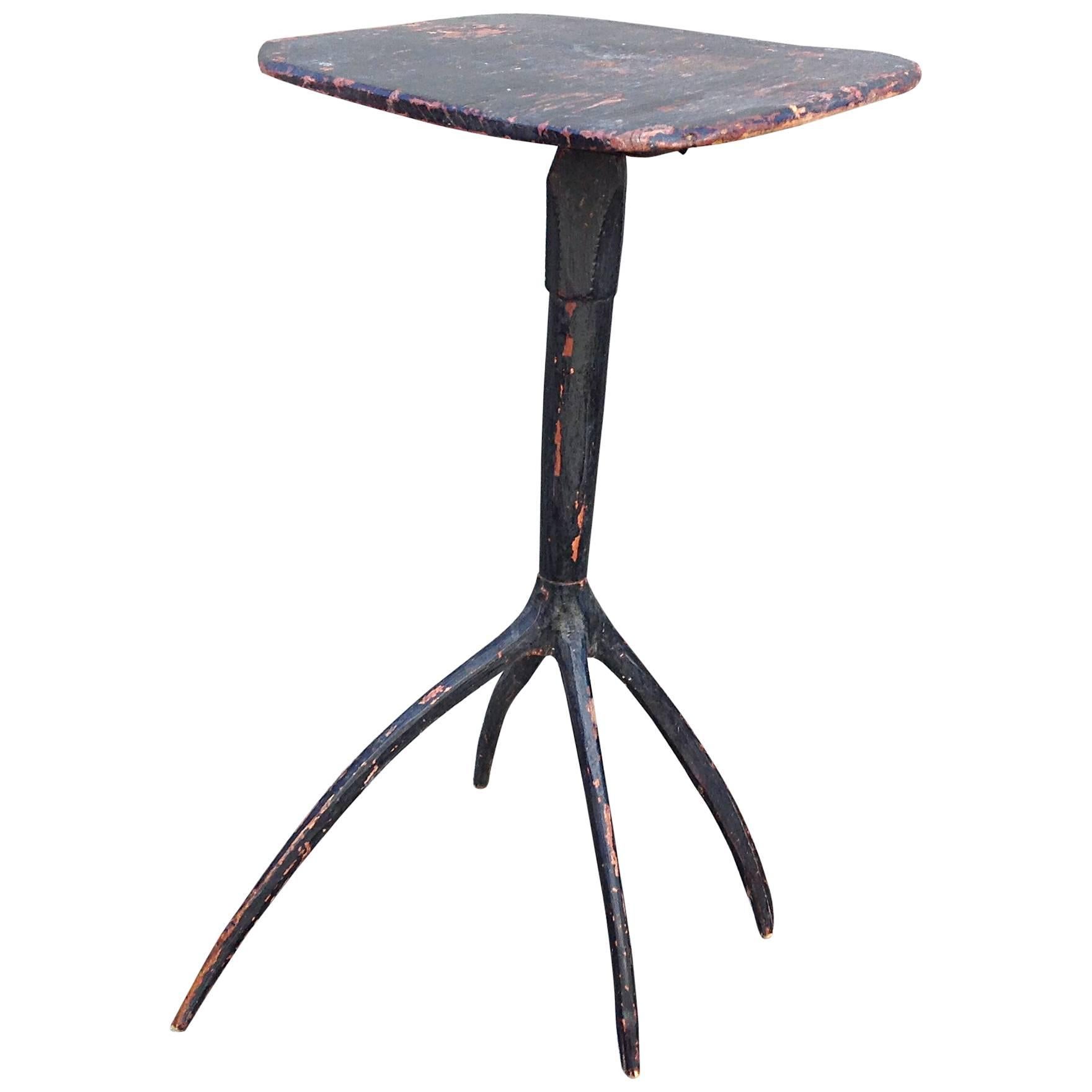 Southern Folk Art Candle Stand, circa 1860