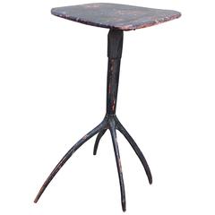 Antique Southern Folk Art Candle Stand, circa 1860