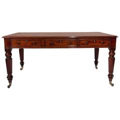 Antique Partners Writing Table by M. Wilson