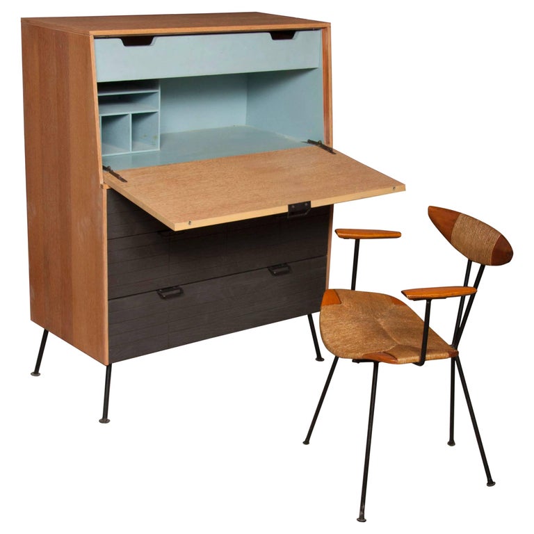 Raymond Loewy Droptop Desk Or Cabinet 1950s For Sale At 1stdibs