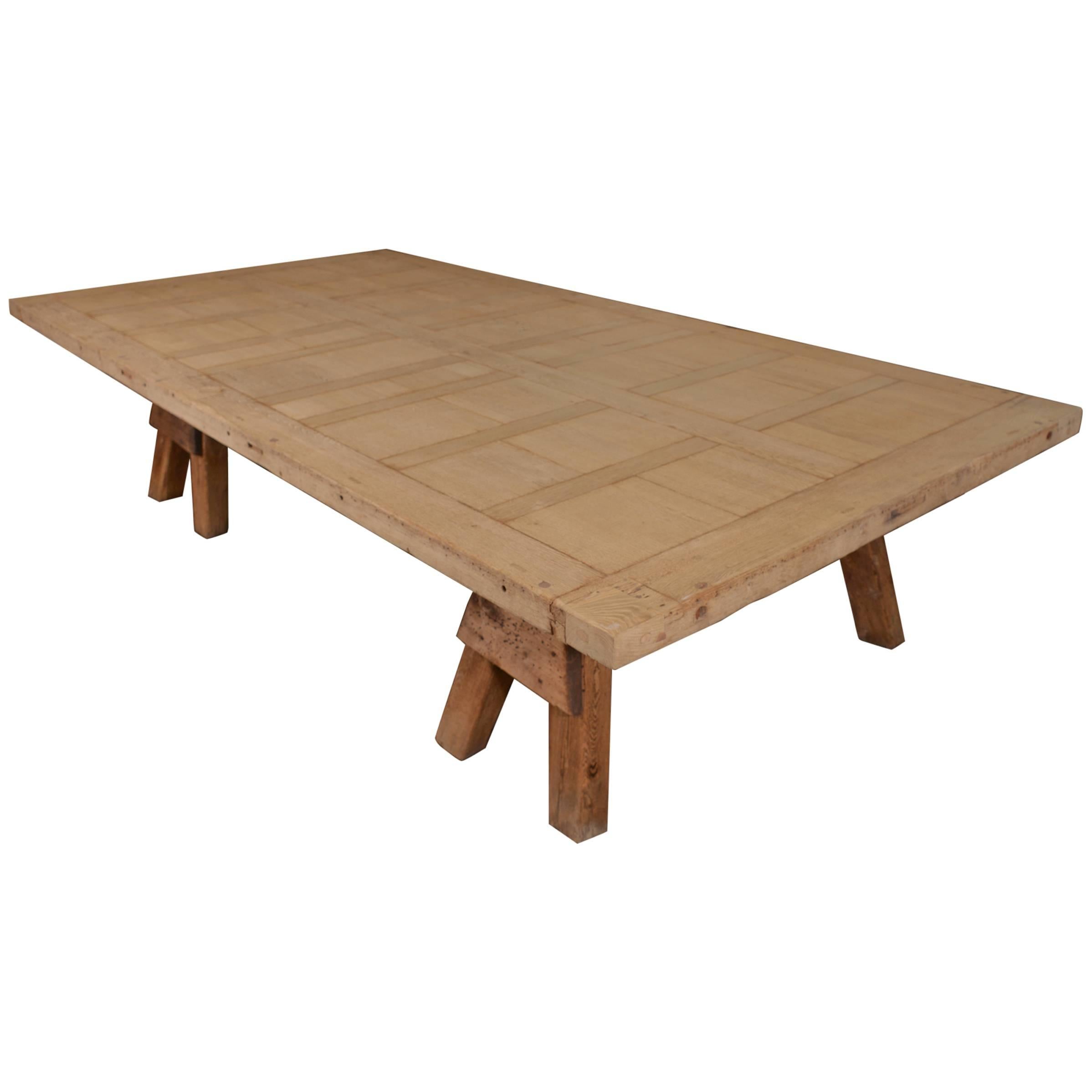 Massive French Dining Table For Sale