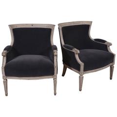 pair of French club chairs 3