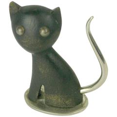 Small Hagenauer Wood Cat Sculpture 2