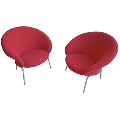 Rare Pierre Paulin 570 armchairs made by Artifort 1963 7