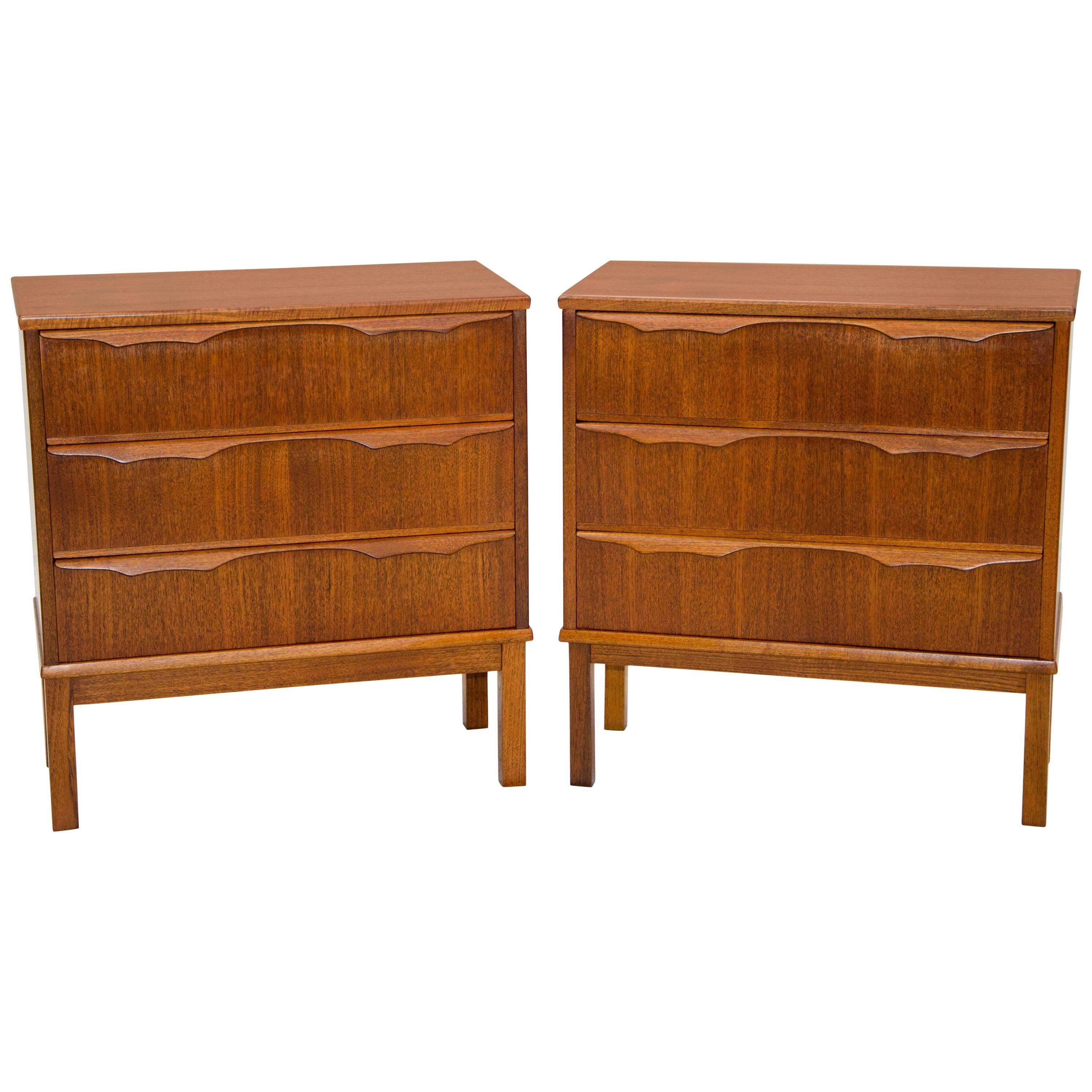 Pair of Danish Teak Night Stands