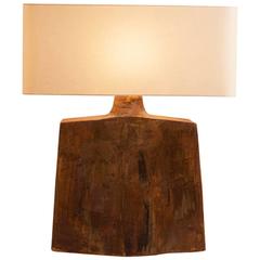 Ceramic Table Lamp by Gustave Tiffoche