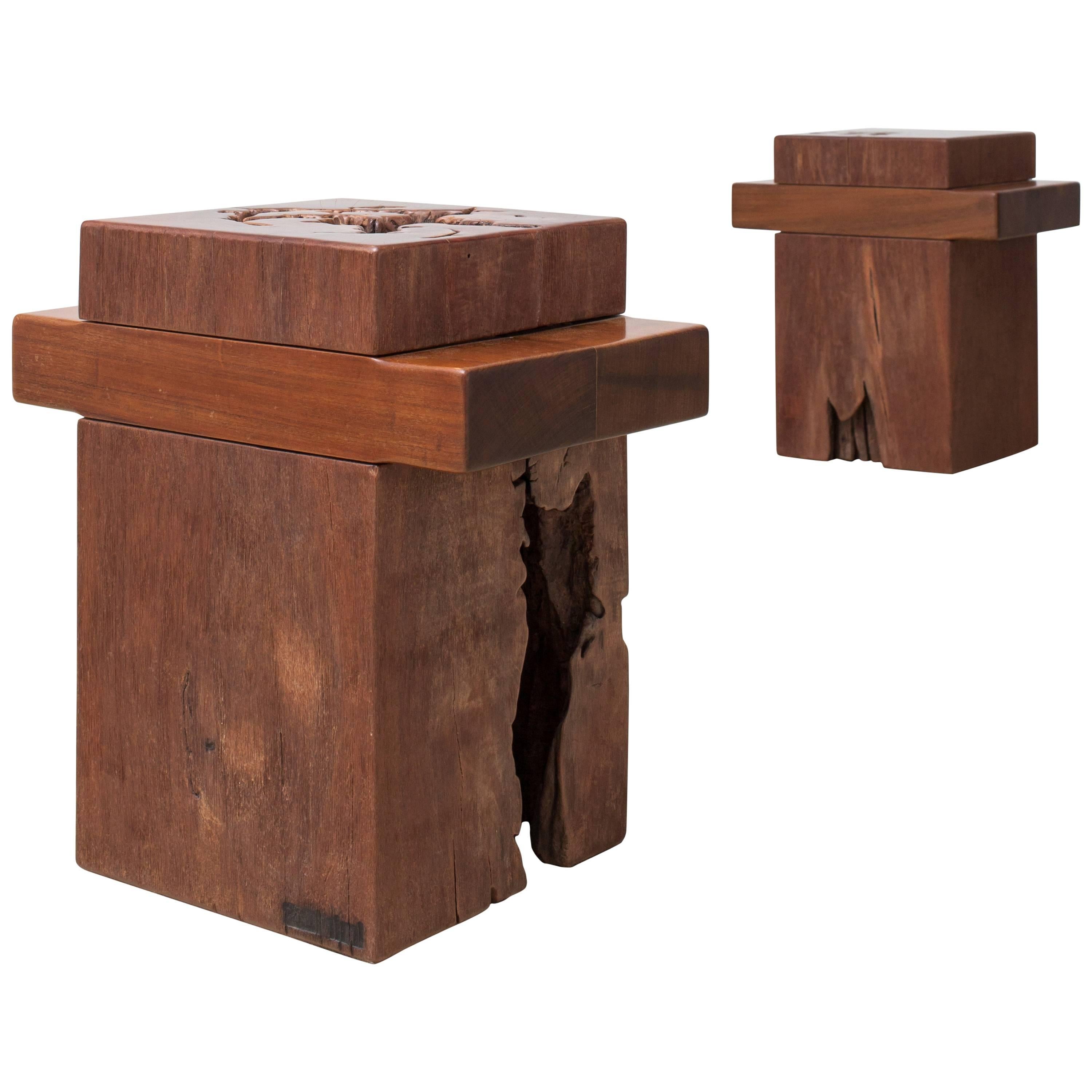 Zanini De Zanine, Pair of 'Joá' Stools, 2012 For Sale