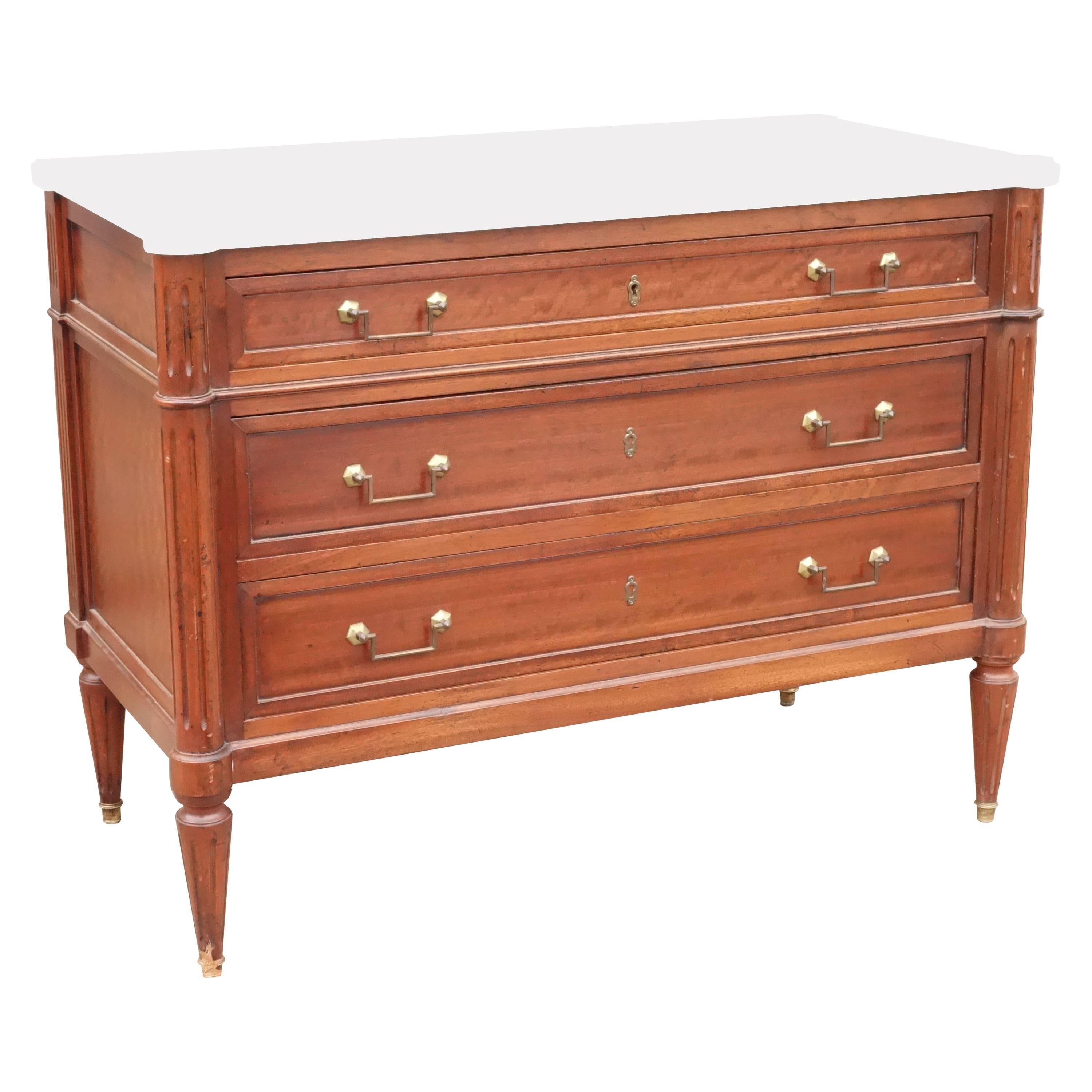 French Marble-Top Commode For Sale