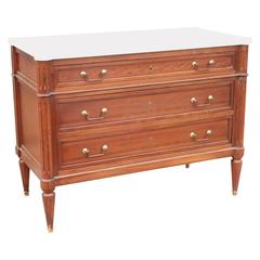 French Marble-Top Commode