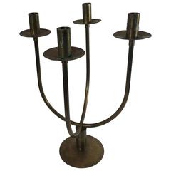 Hayno Focken Brass Candelabra "85" 1930s 11