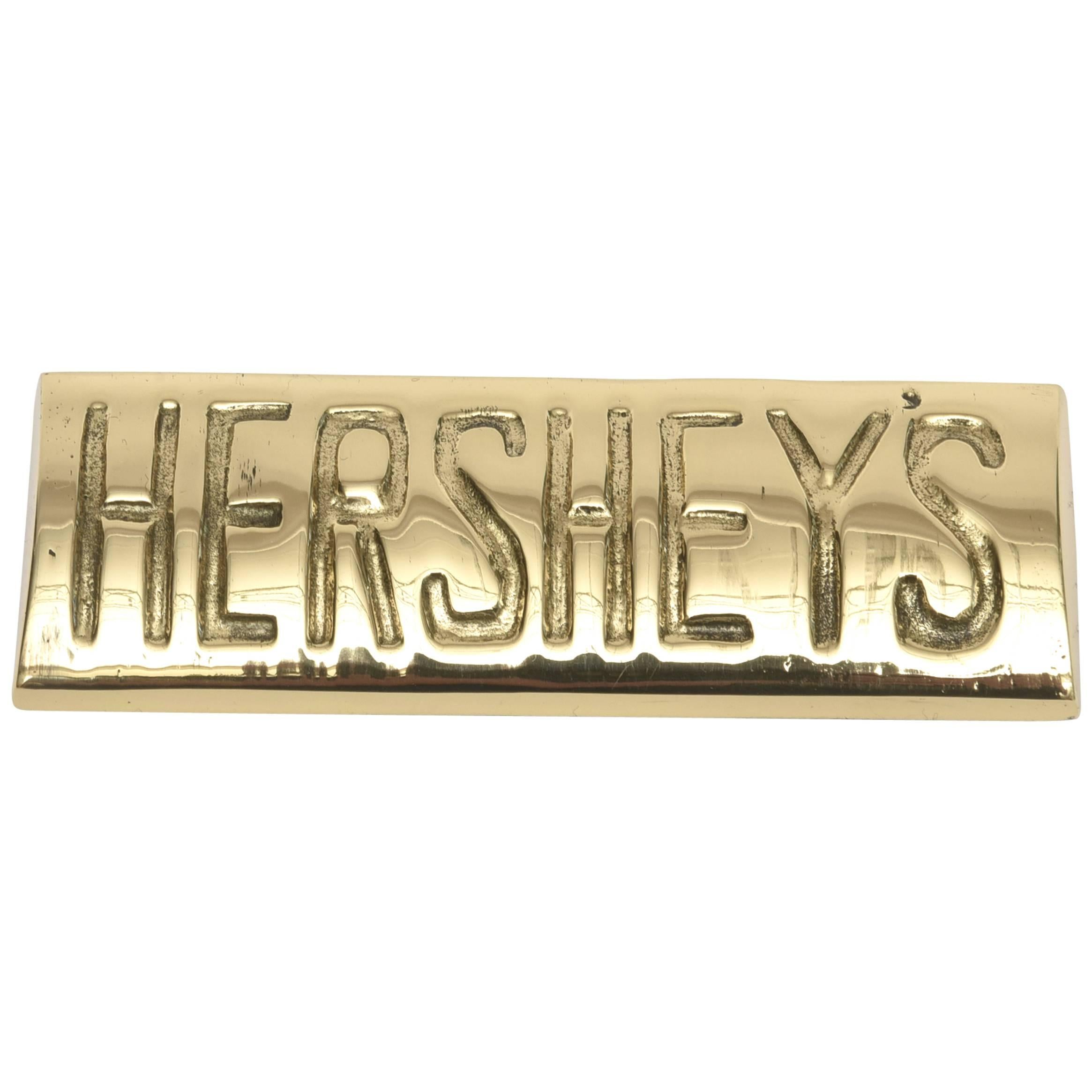 Solid Polished Brass Gold Bar/Paperweight For Sale at 1stDibs gold bar paper weight, gold bar