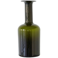 Glass Bottle Vase by Kastrup Holmegaard
