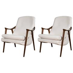 Pair of Vintage Norwegian Armchairs