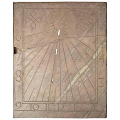 18th Century Slate Sundial