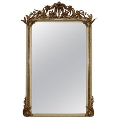 Large 19th Century Extraordinary Rare French Gold Gilded Mirror 4
