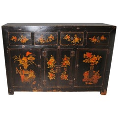 Late 19th Century Antique Chinese Manchurian Cabinet