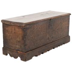 Antique French Coffre or Blanket Box, circa 1680