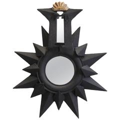 Black Star Sunburst Mirror