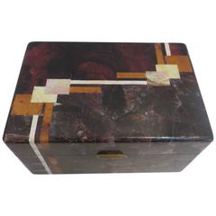 Vintage Maitland-Smith Lacquered Penshell Box