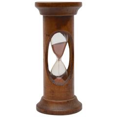 19th Century French Three-Minute Glass Sand Timer