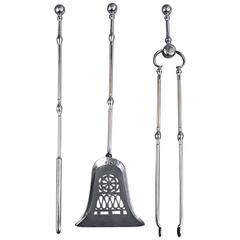 Set of 18th Century Georgian Steel Fire Irons 5