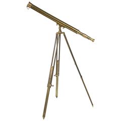 Monumental Brass Telescope and Tripod