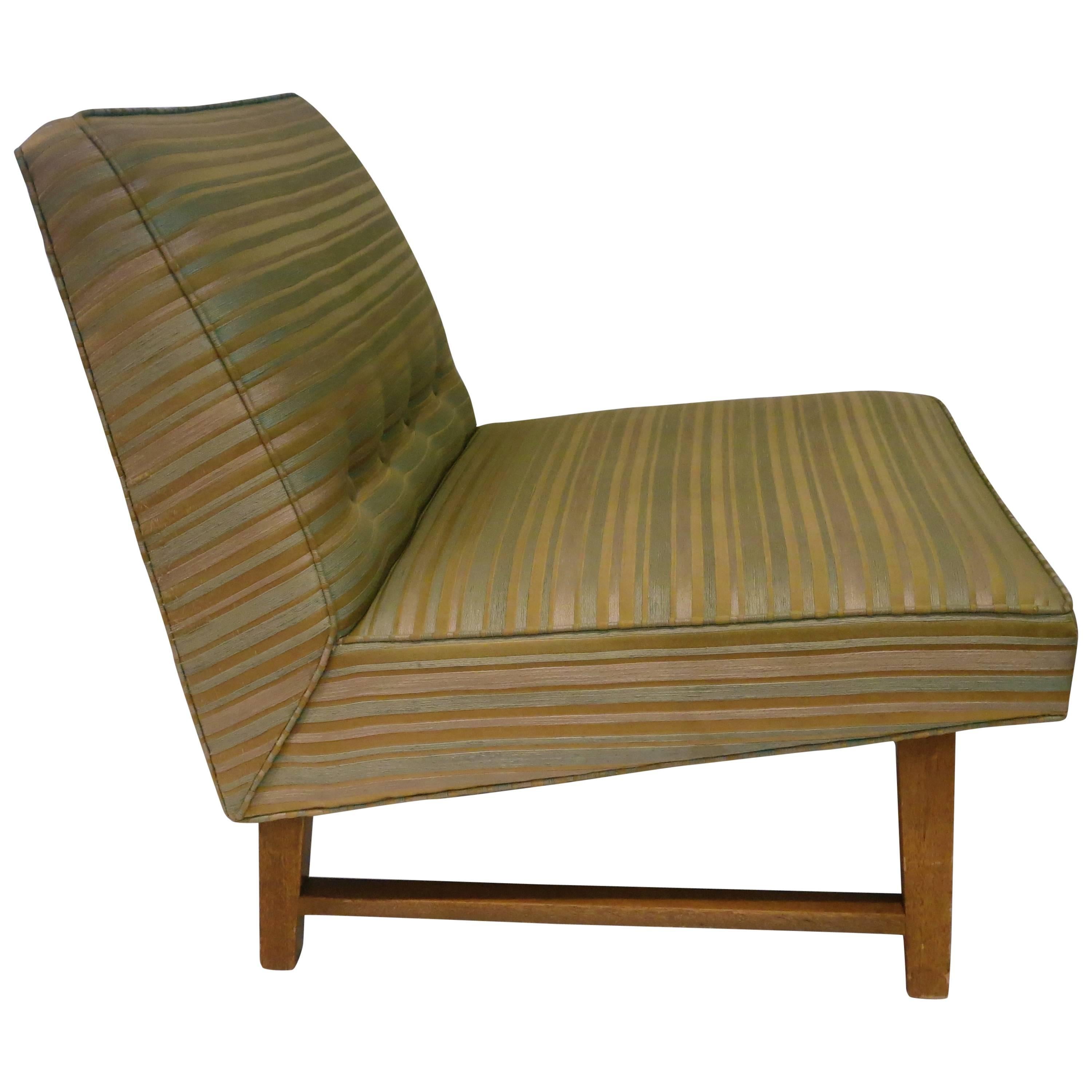Mid-Century American Modern Single Dunbar Slipper Chair by Wormley