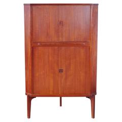 Vintage Danish Teak Corner Drink Cabinet