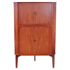 Danish Teak Corner Drink Cabinet