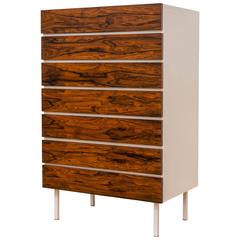 European  Rosewood Seven Drawer  Chest